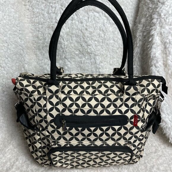 Soho Grand Central diaper bag set beige and black Nylon - Picture 1 of 8